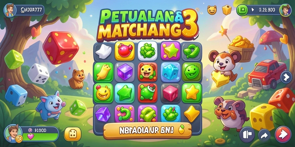 Tampilan gameplay seru di CEMARA777 dengan grafis menarik.