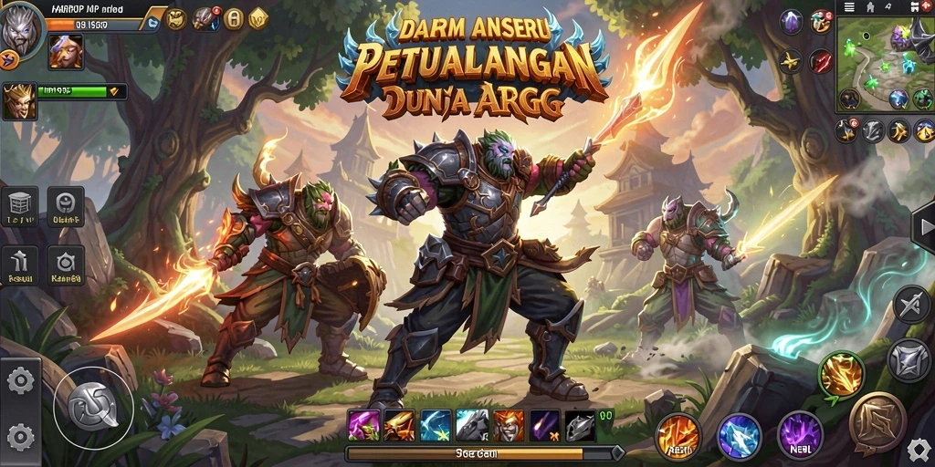 Tampilan gameplay menarik dari HARAPJP dengan aksi petualangan seru.