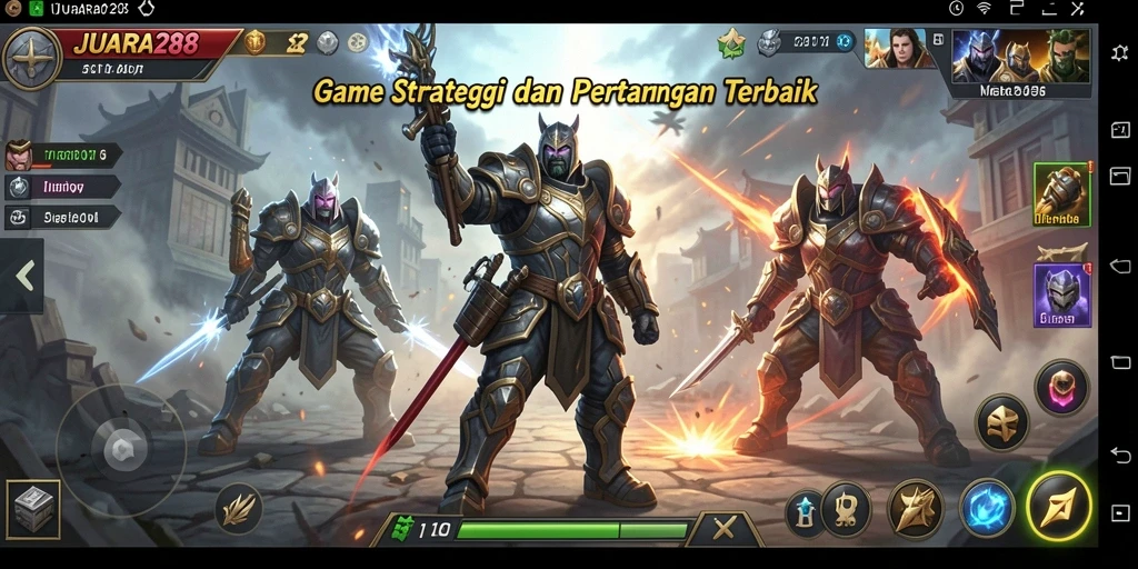 Tampilan gameplay JUARA288 yang menarik dengan elemen strategi.