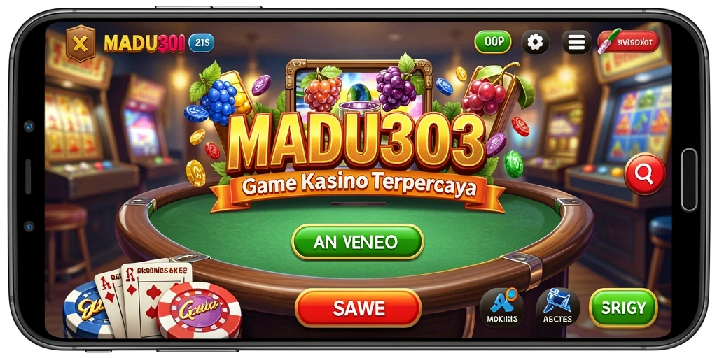 Tampilan gameplay Kasino yang memukau dan interaktif di MADU303.