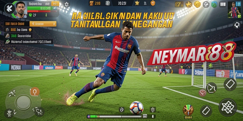Tampilan gameplay seru dari NEYMAR88 dengan aksi penuh tantangan.