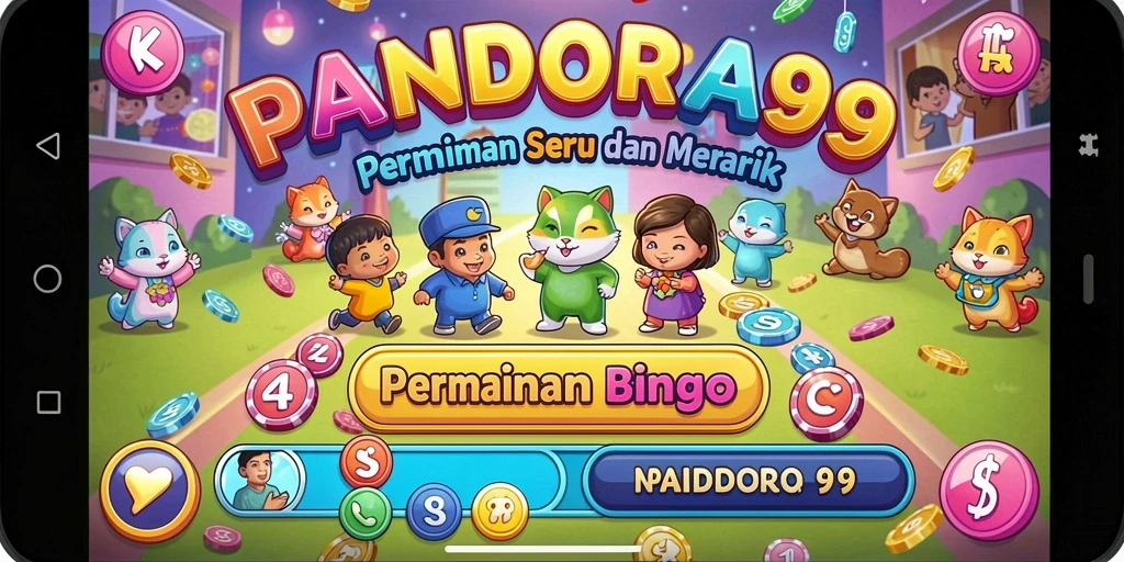 Tampilan permainan Bingo yang menarik di PANDORA99.