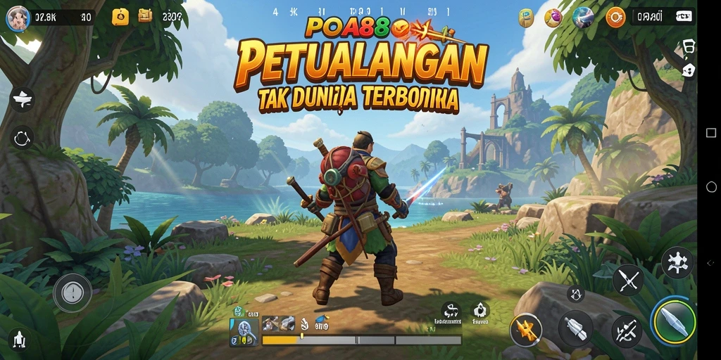 Tampilan menakjubkan dari gameplay Open World POA88.