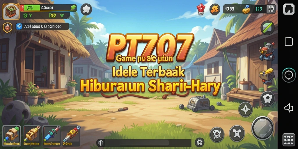 Screenshot gameplay PT707 menampilkan momen seru saat mengumpulkan sumber daya.
