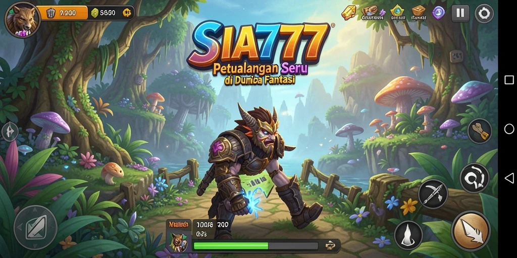 Tangkapan layar menunjukkan gameplay menegangkan di dunia petualangan SIA777.