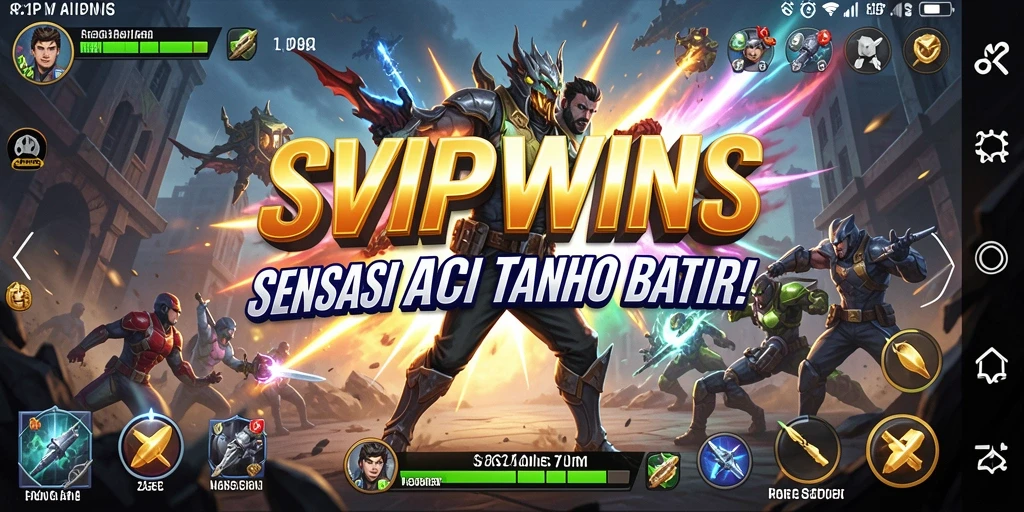 Screenshot dari gameplay aksi menegangkan di SVIPWINS.