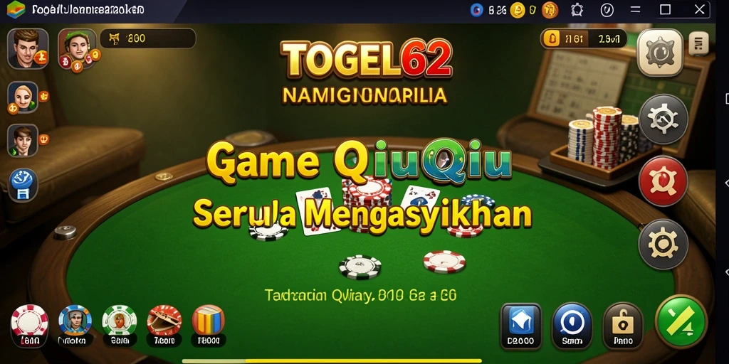 Gameplay QiuQiu yang seru di TOGEL62.